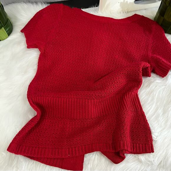 NEW Ann Taylor Silk Ribbed Open Knit Button Front Cardigan Sweater Jacket XS NWT - Picture 12 of 16